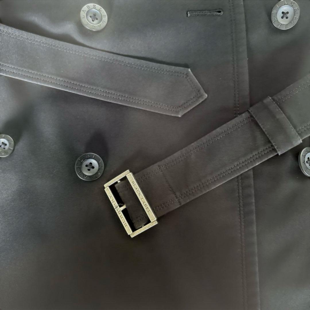 バーバリーブラックレーベル ダブル トレンチコート Mサイズ