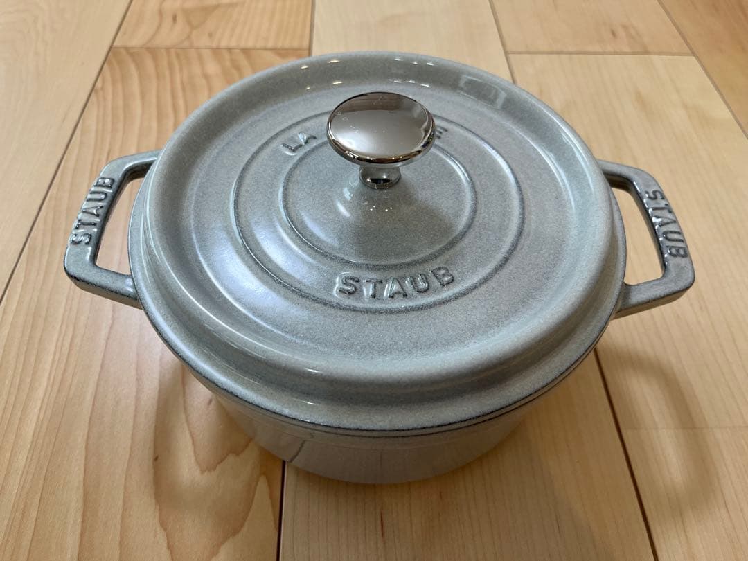 STAUB LA COCOTTE 両手鍋 グレー 18㎝