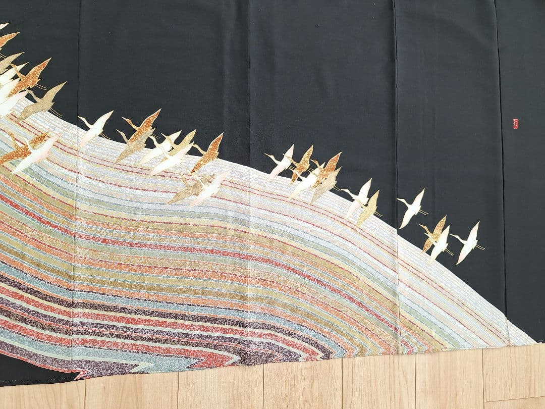 着物リメイクワンピース3686