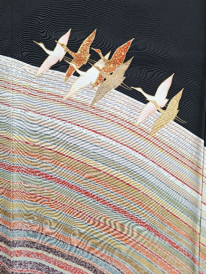 着物リメイクワンピース3686