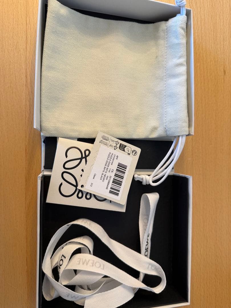 LOEWE ロエベ パズル バイフォールド ウォレット 黒 レザー二つ折り