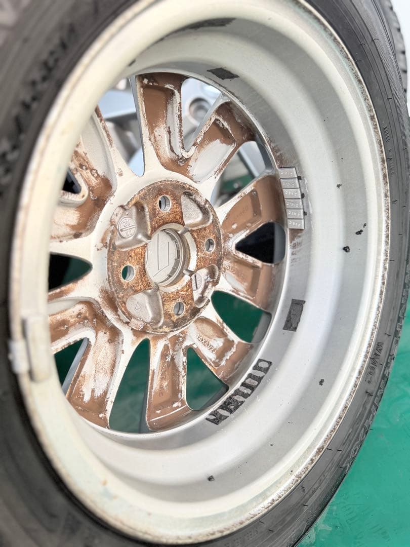 インチ スズキ ホイール 155/65R14 冬用タイヤ付きPCD100/4穴