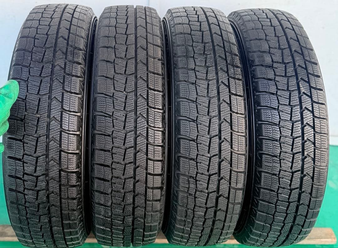インチ スズキ ホイール 155/65R14 冬用タイヤ付きPCD100/4穴