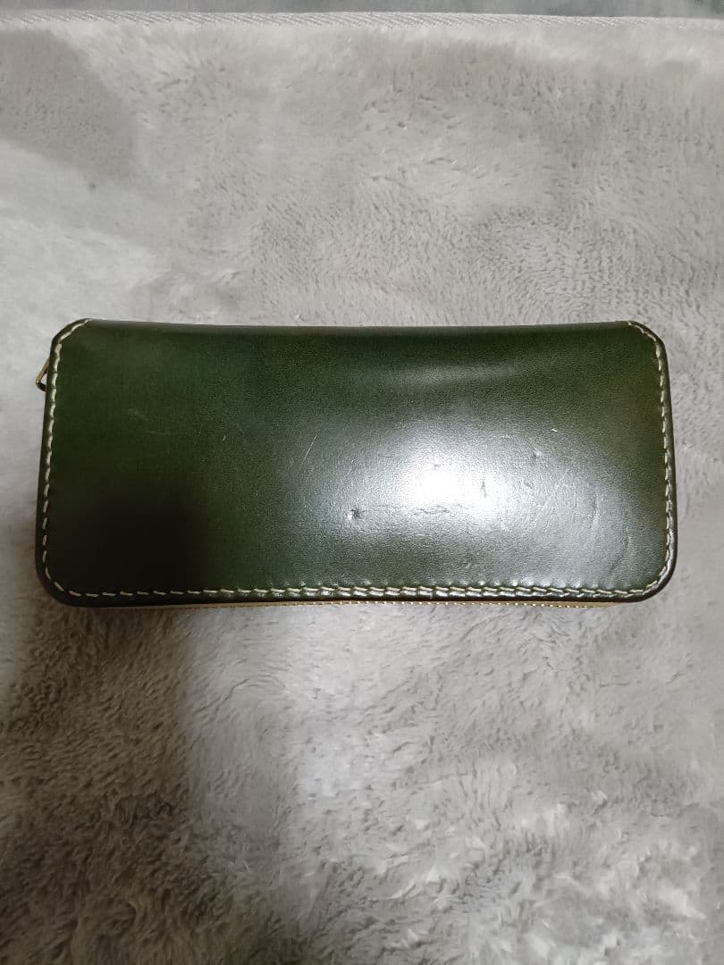天神ワークス　ロングウォレット　LW 08 オリーブ