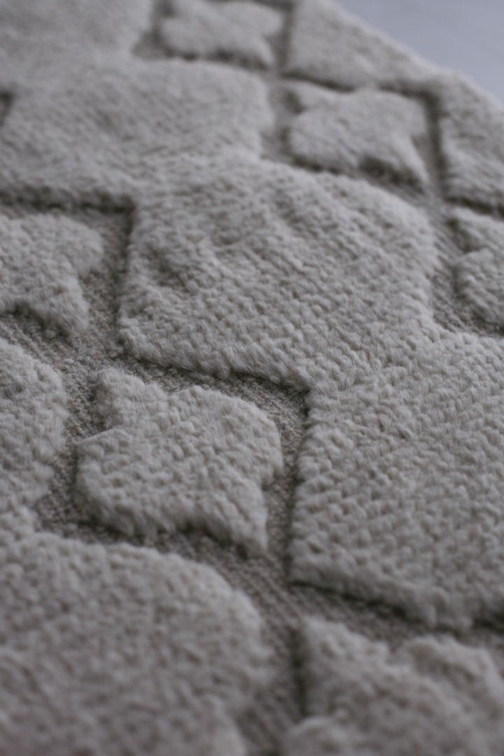 103×62 モロッコ　ベニワレン　新品　ウール　生成り　ホワイト