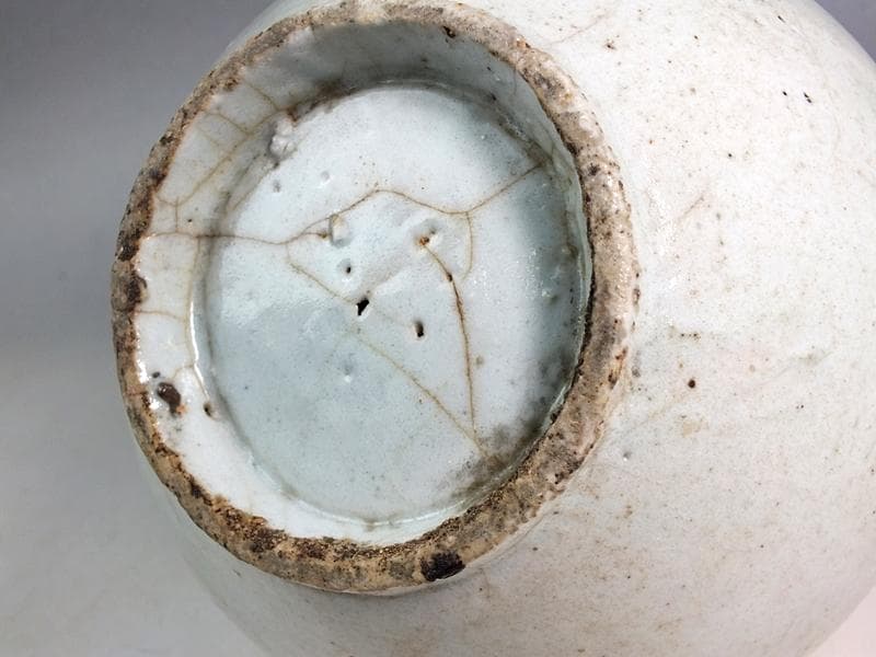 ☆*古陶磁* 李朝白磁壺 コレクターより ☆A13