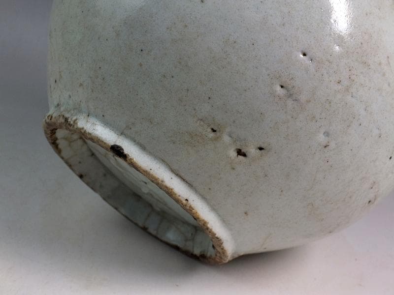 ☆*古陶磁* 李朝白磁壺 コレクターより ☆A13