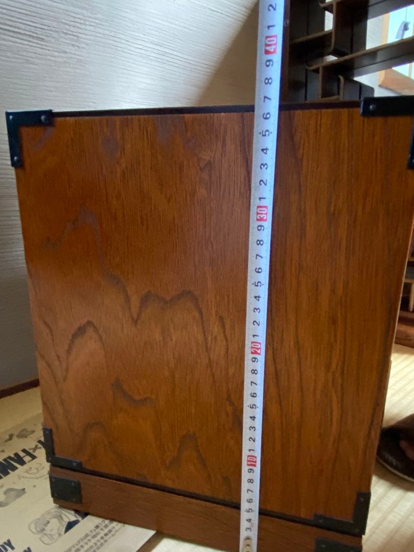 箪笥　収納棚　和家具 金具 抽斗 チェスト 民芸 収納箪笥　飾棚　レトロ