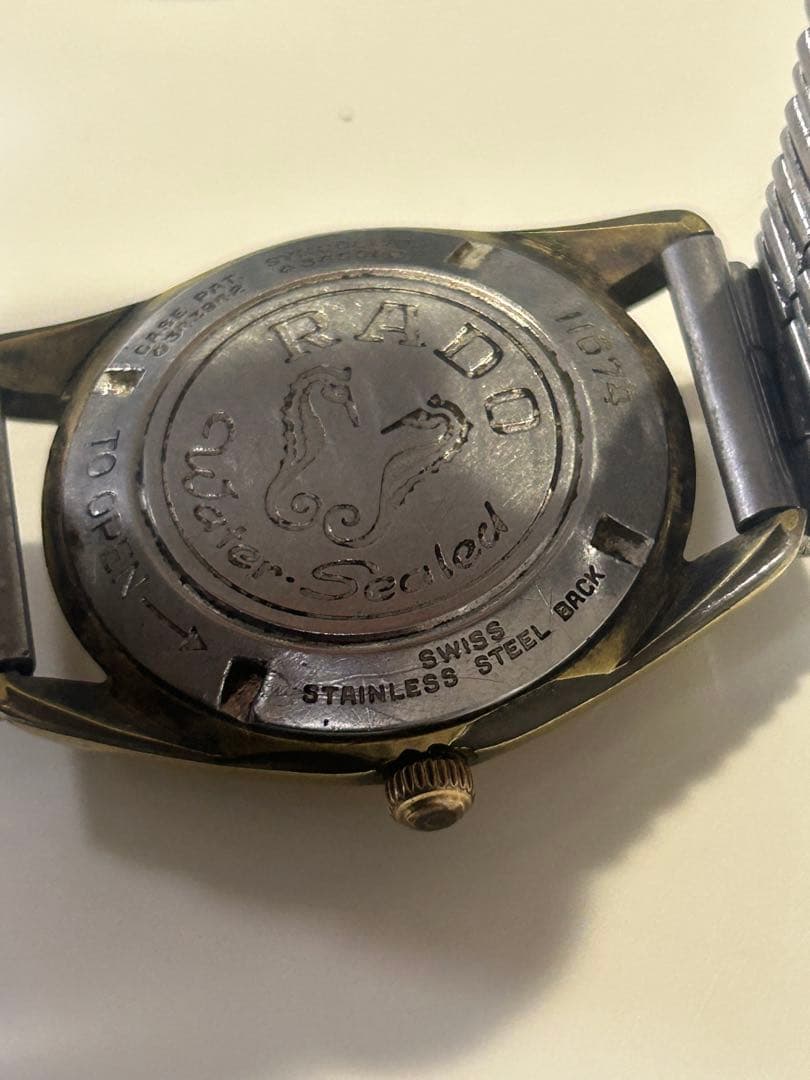 RADO 自動巻き時計 シルバ ジャンク