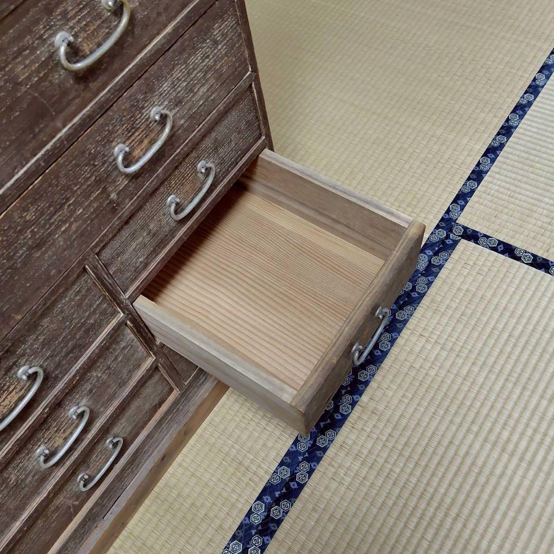 レア アンティーク 高級桐箪笥 昭和 タンス チェスト きり 家具 お洒落 和風