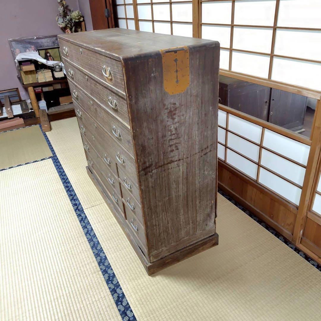 レア アンティーク 高級桐箪笥 昭和 タンス チェスト きり 家具 お洒落 和風