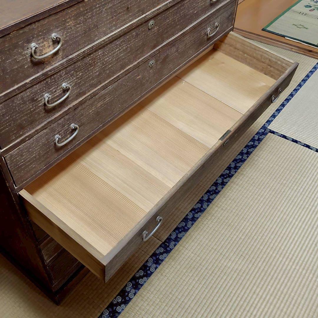 レア アンティーク 高級桐箪笥 昭和 タンス チェスト きり 家具 お洒落 和風