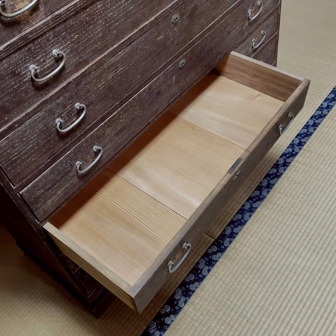 レア アンティーク 高級桐箪笥 昭和 タンス チェスト きり 家具 お洒落 和風