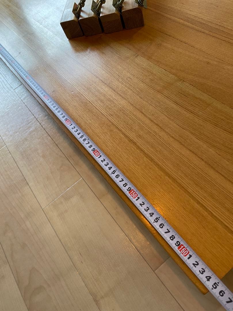 チャメゴン‼️無印良品 木製ダイニングテーブル（幅165cm）※テーブルのみ