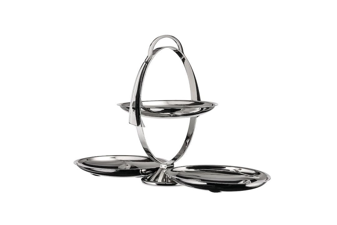 メメ　アレッシィ　Alessiアンナゴング 折りたたみケーキスタンド