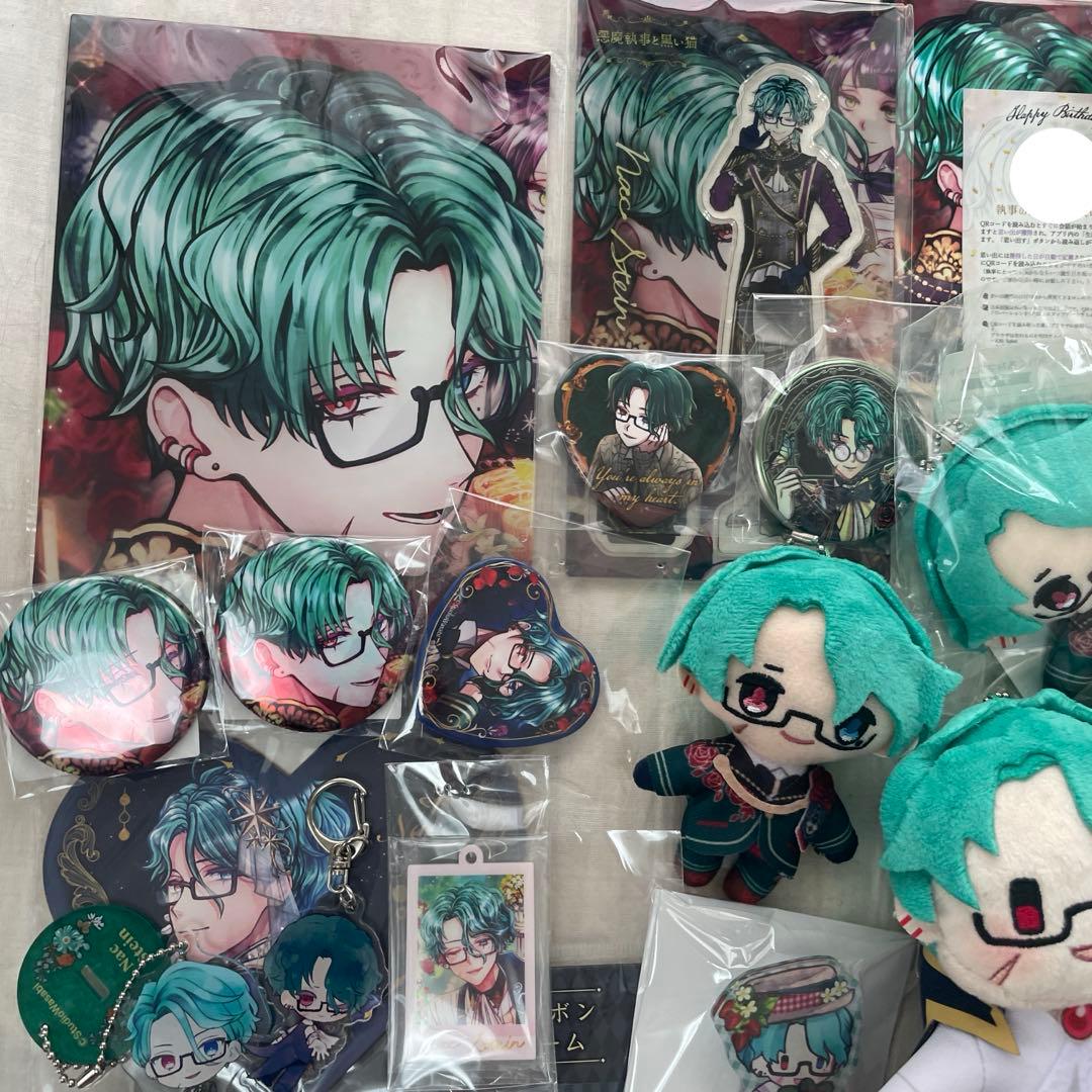 あくねこ あくねこ展 ナック バックチャーム ぬいぐるみ 缶バッジ バースデー