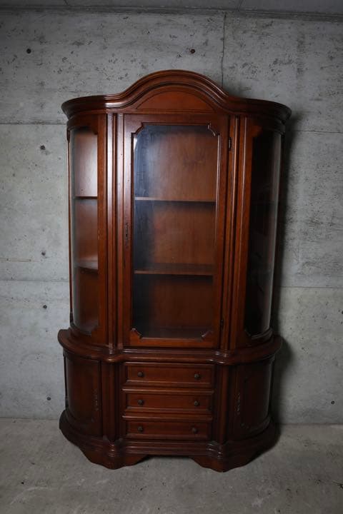 イタリア最高級家具 キャビネット ガラスケース ショーケース 飾棚 ヴィンテージ