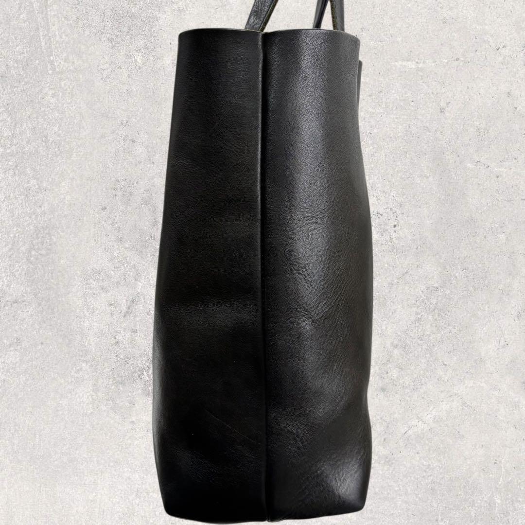 BOBSLOW BEAMS別注 Bono 栃木レザー トートバッグ ブラッ