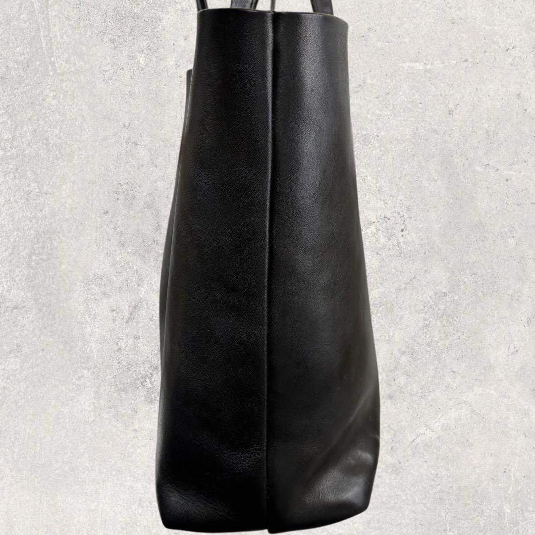 BOBSLOW BEAMS別注 Bono 栃木レザー トートバッグ ブラッ