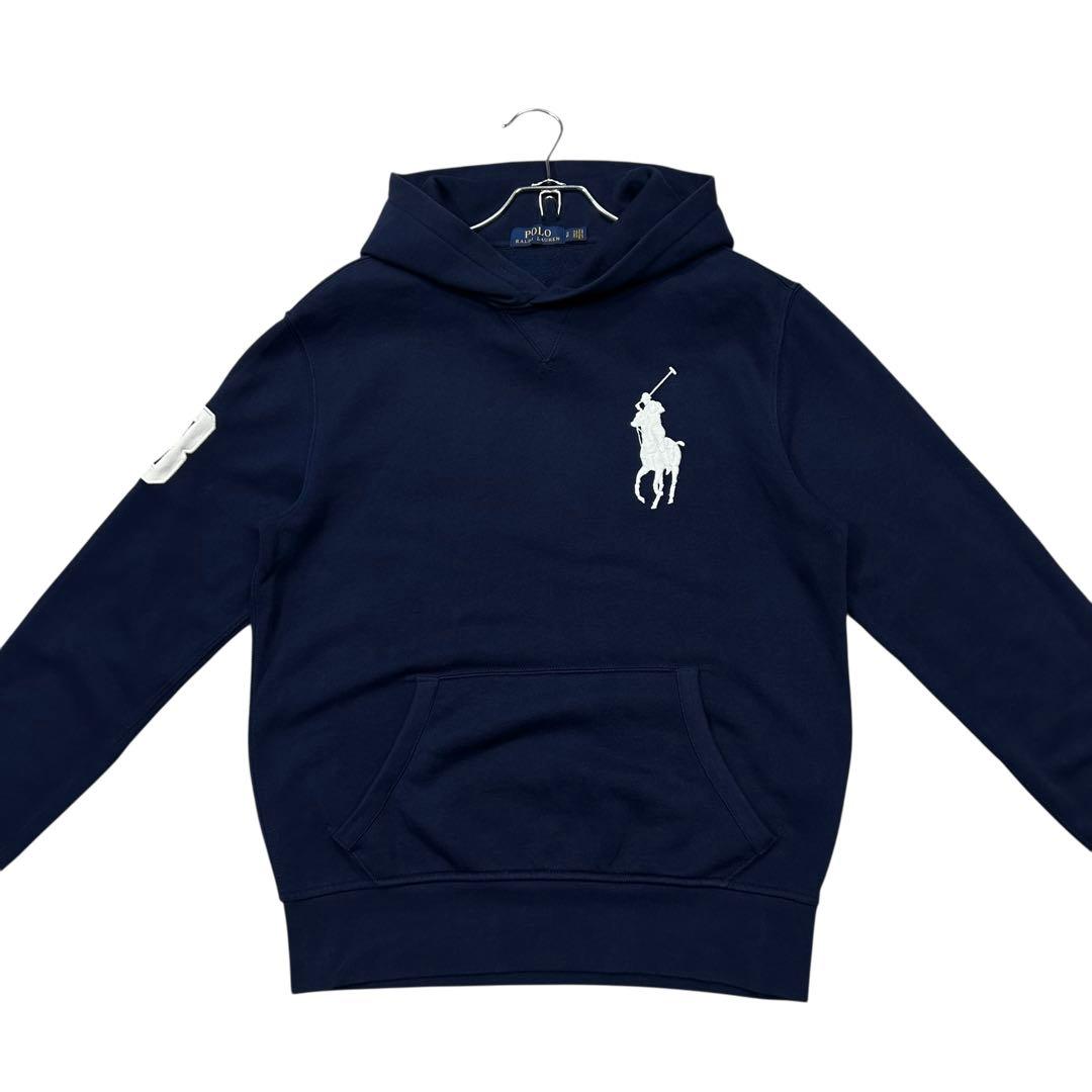 古着 Polo Ralph Lauren ビッグポニー プルオーバーフーディ