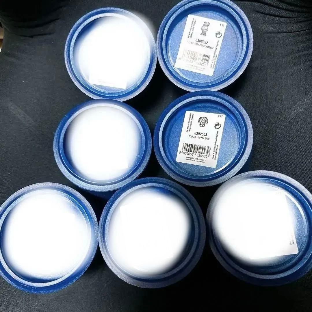 【新品未使用】十二支　ウサギ、犬／ZODIAC／SWAROVSKI