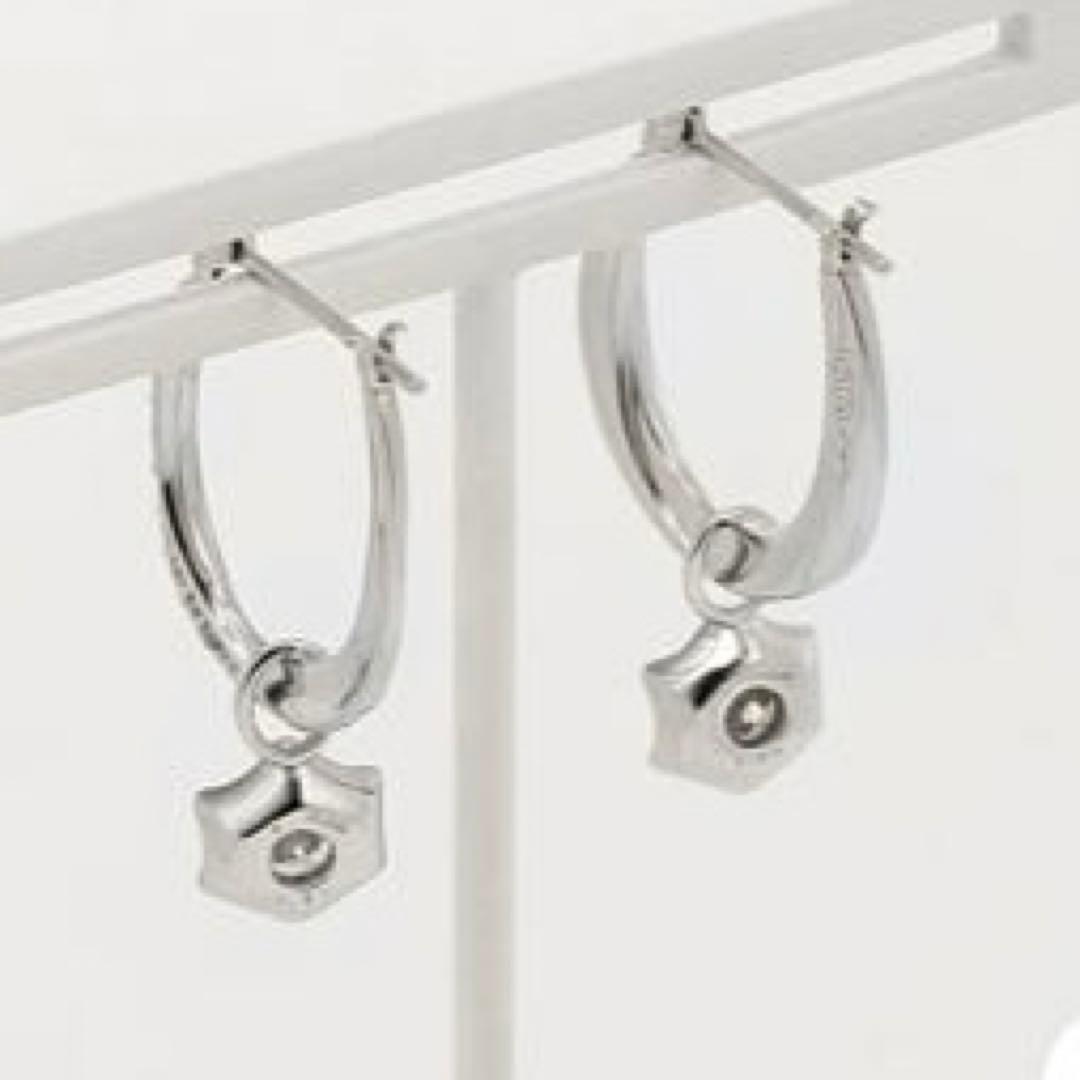 まっきー　ミルフローラ　プラチナ ダイヤモンド フープピアス　ご褒美