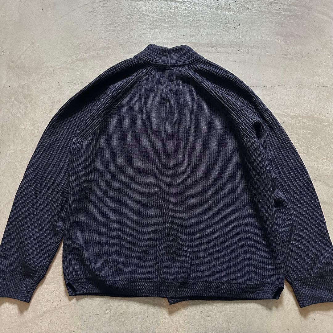BATONER（バトナー）シグネチャー 1B カーディガン ニット ネイビー美品