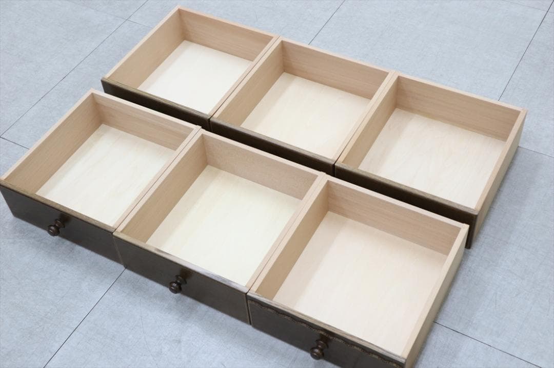 1 パリの雑貨屋 F-12 チェスト6 6段チェスト 小引出 天然木 小物収納