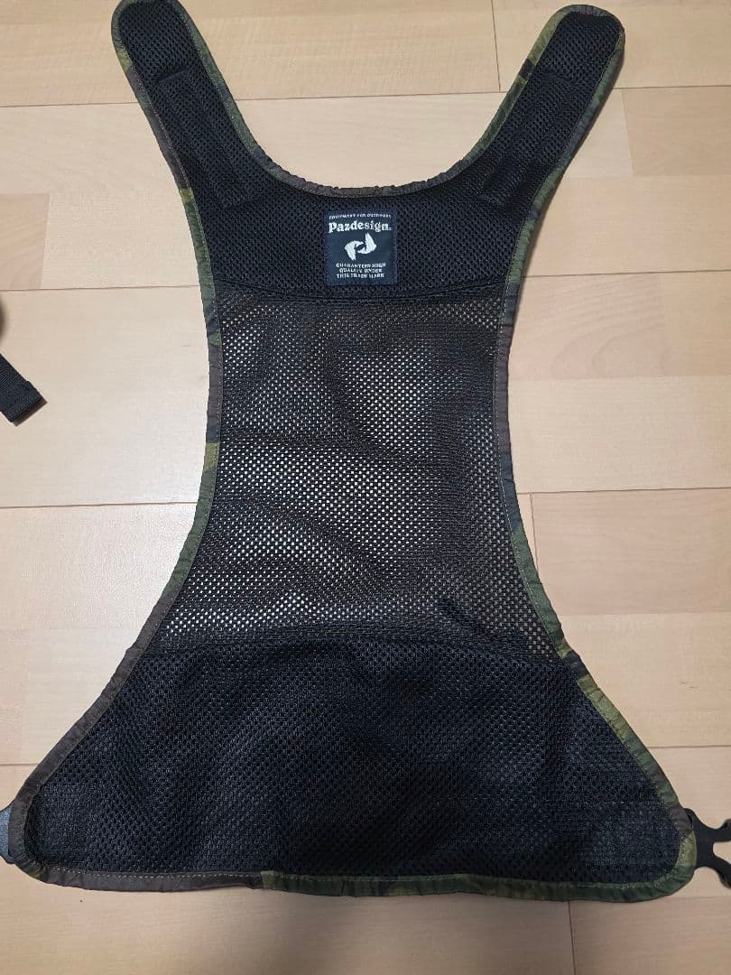 希少☆ 廃盤パズデザイン 3ウェイパックベスト美品