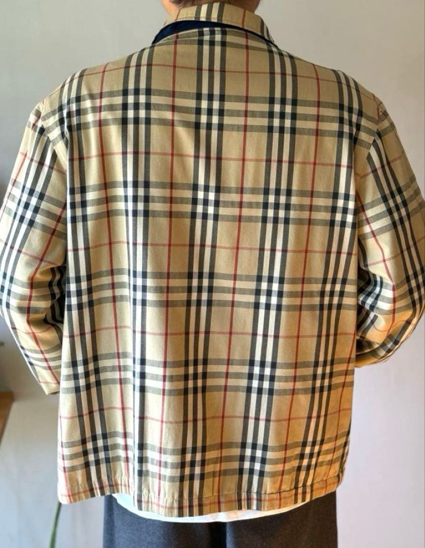 BURBERRY LONDON スイングトップ リバーシブル ノバチェック L