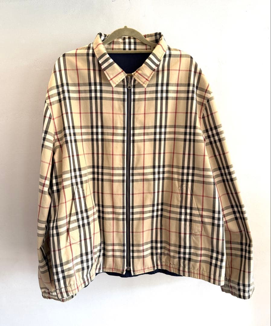 BURBERRY LONDON スイングトップ リバーシブル ノバチェック L