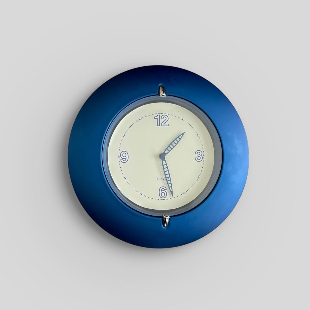 90s【guzzini】ポストモダン ヴィンテージ 掛け時計 ウォールクロック