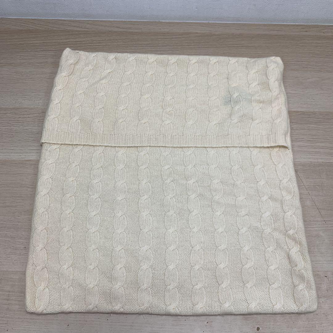 モデルルーム展示品 Oyuna カシミア クッションカバー オフホワイト