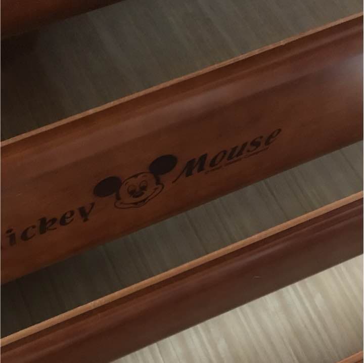 ディズニー ミッキーマウス 木製タンス たんす収納