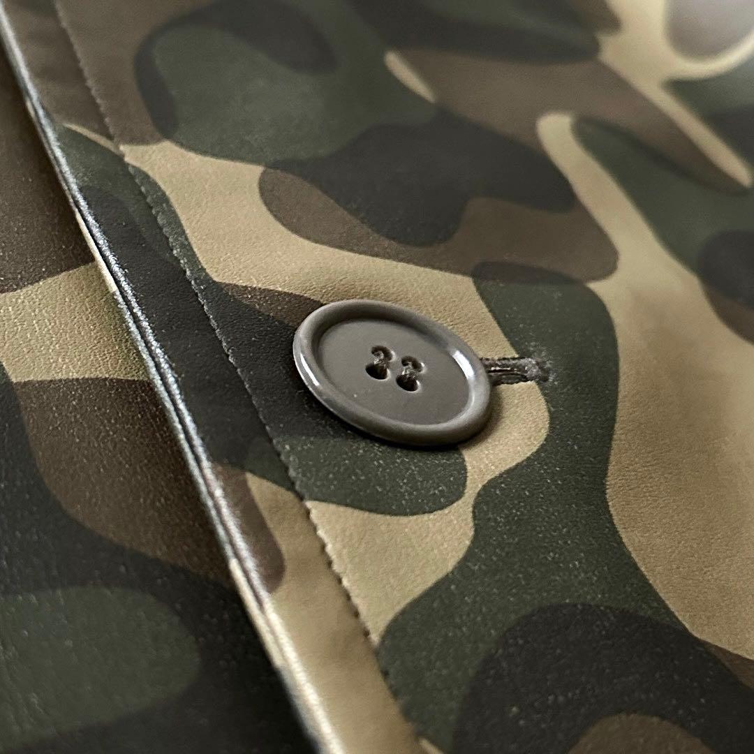 COMME des GARCONS SHIRT カモフラ柄 ステンカラーコート