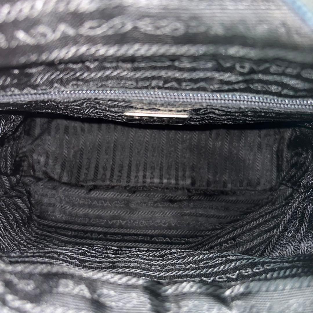 【K様】PRADAブラック　トートバッグ　ハンドバッグ　ナイロン　テスート