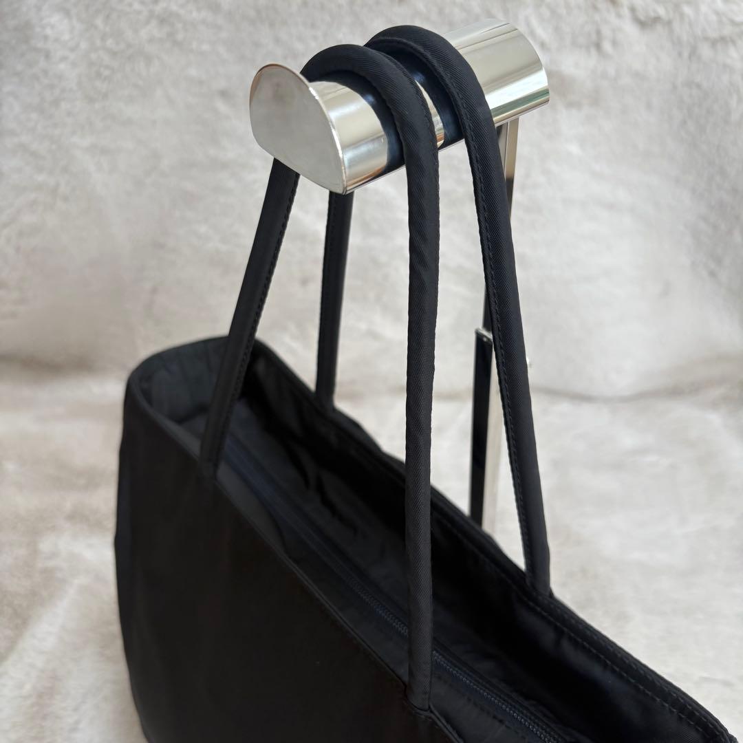 【K様】PRADAブラック　トートバッグ　ハンドバッグ　ナイロン　テスート