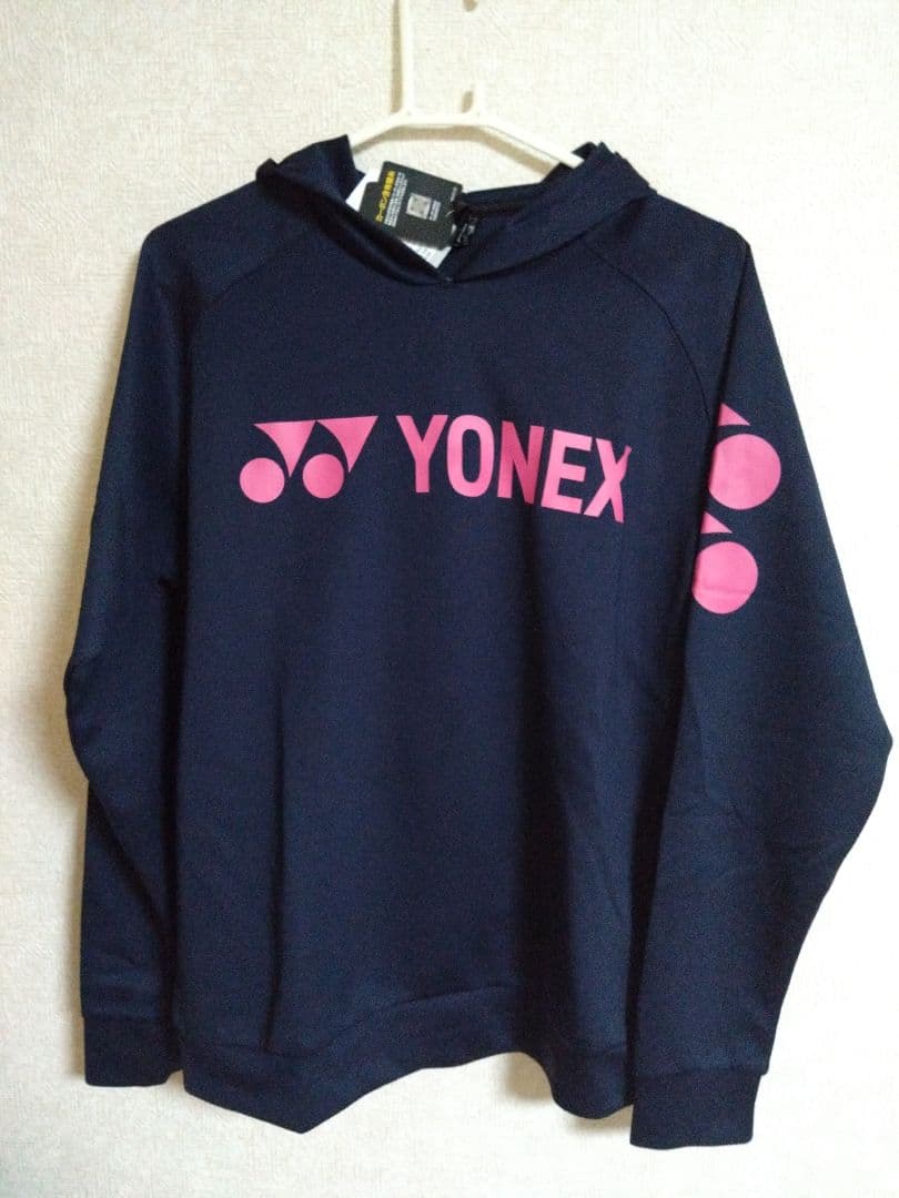 YONEXヨネックス 新品未使用 ピンクロゴ入りトレーナーL