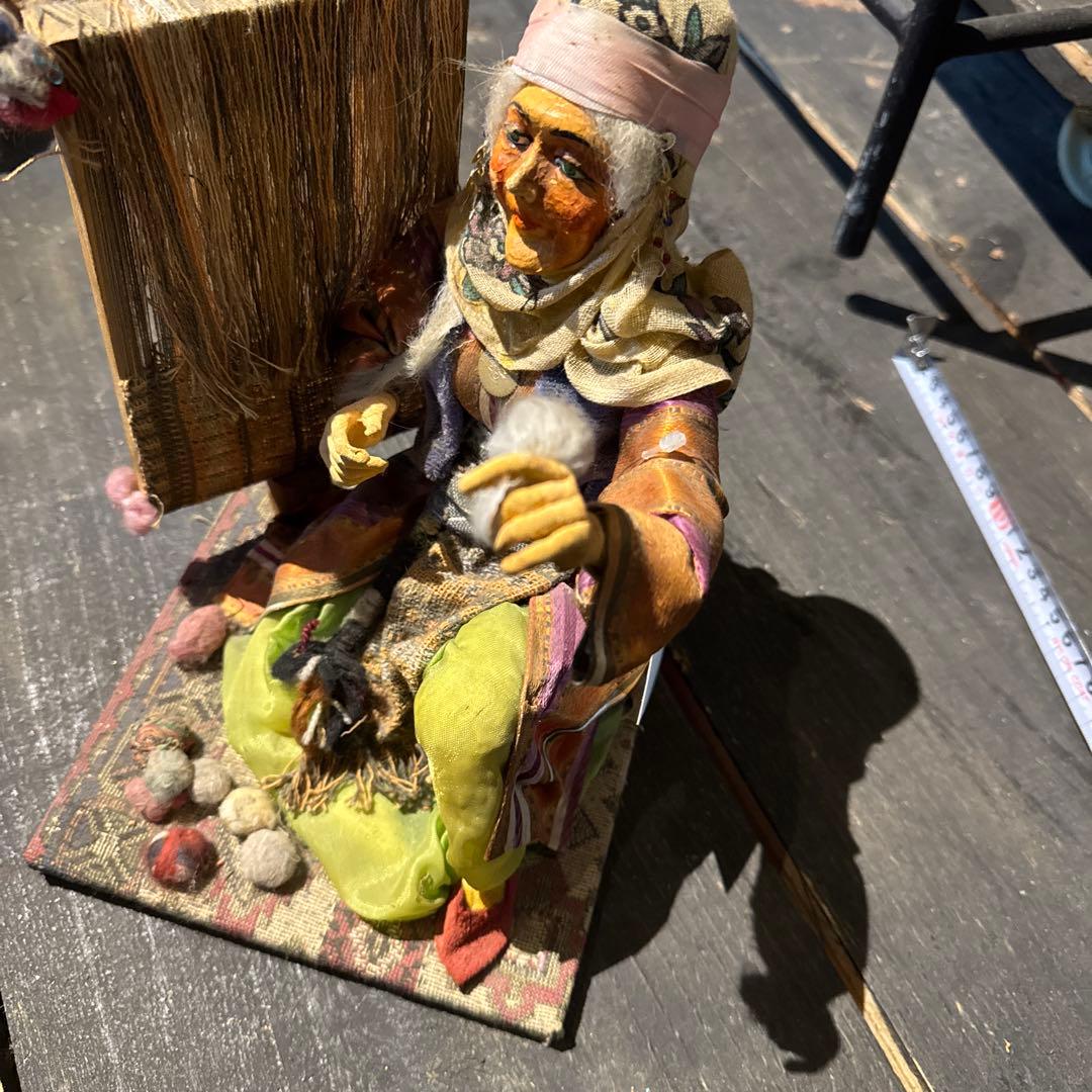 トルコアンティーク人形 キリム女性