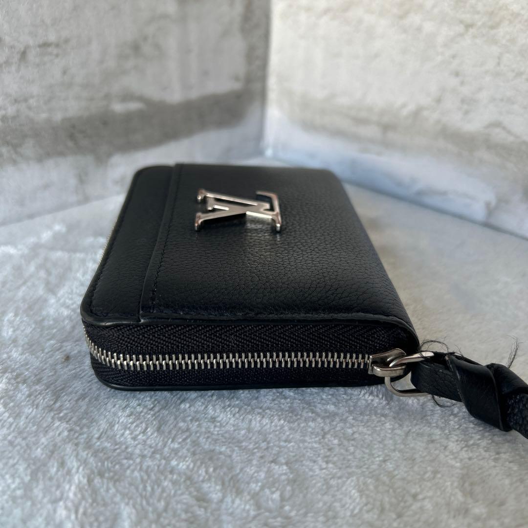 【ルイ ヴィトン】 M80099 ノワール ジッピー パース 小銭入れ 黒