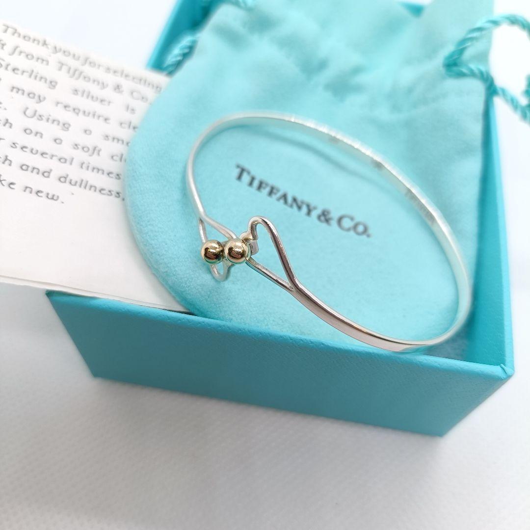 美品✨️　ティファニー　ラブノット　ブレスレット　ゴールド　シルバー　コンビ