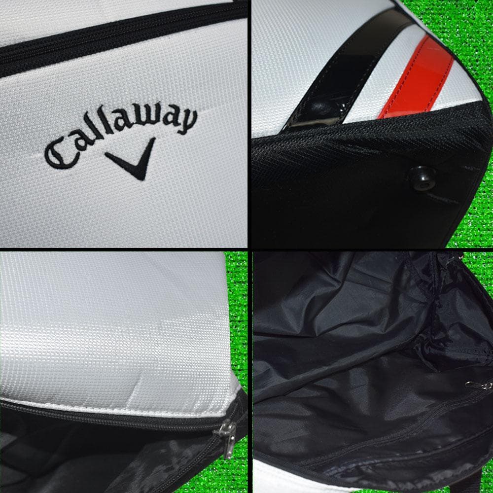 Callaway キャロウェイ ゴルフ ボストンバッグ【ホワイト】美品！