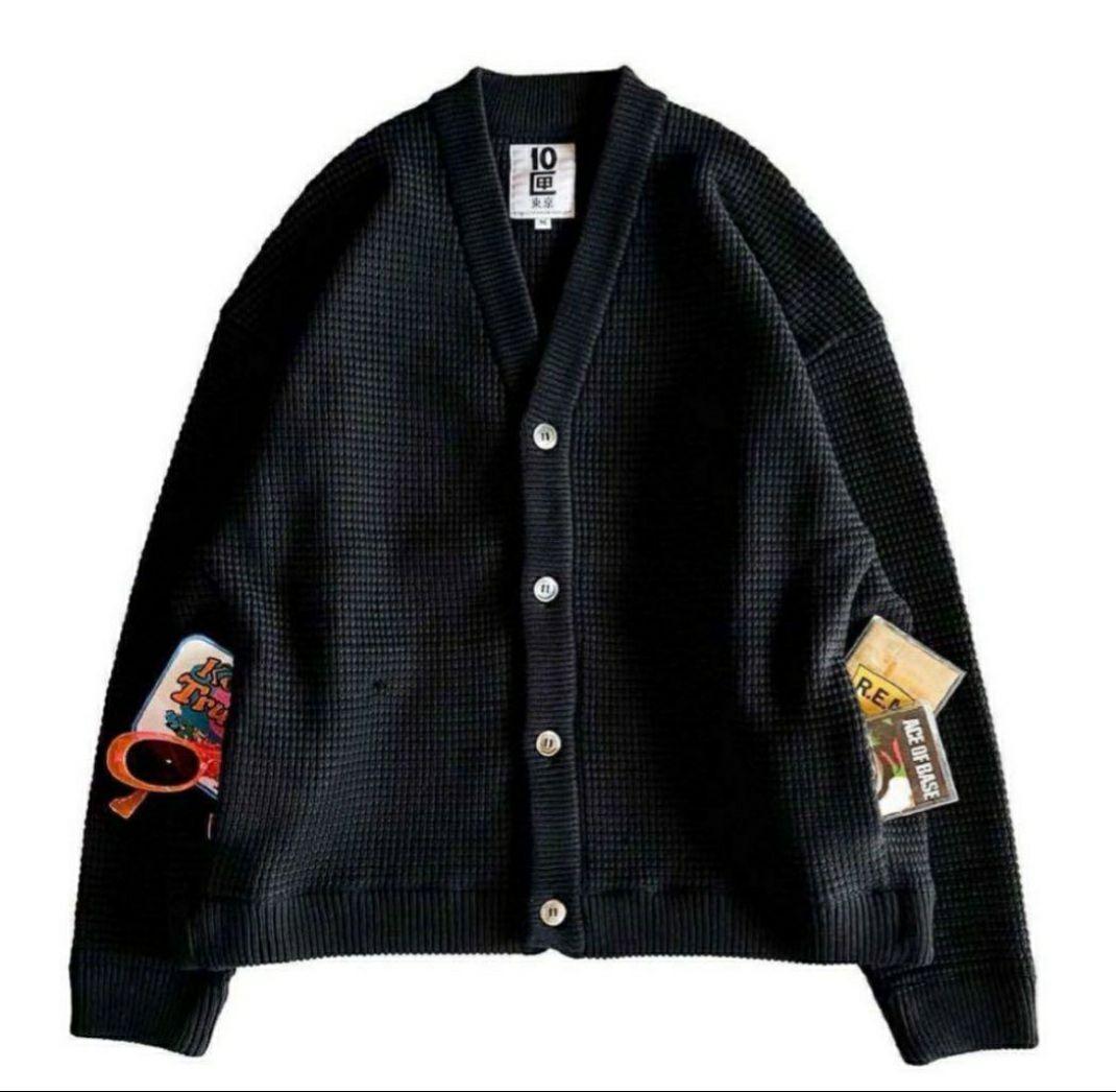 10匣TenboxカーディガンXLブラック