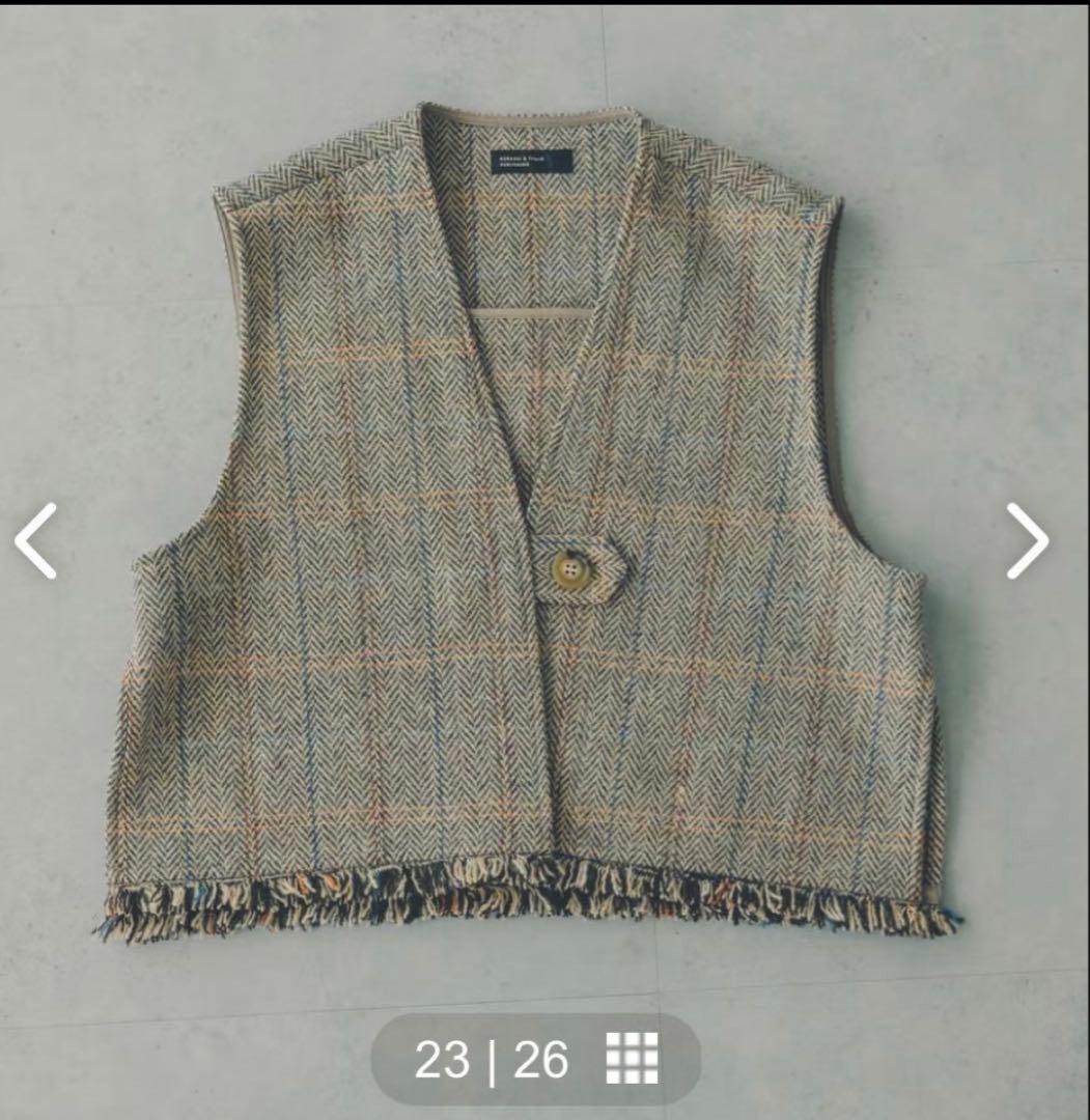 完売品KURASHI &Trips PUBLISHING ウールベスト