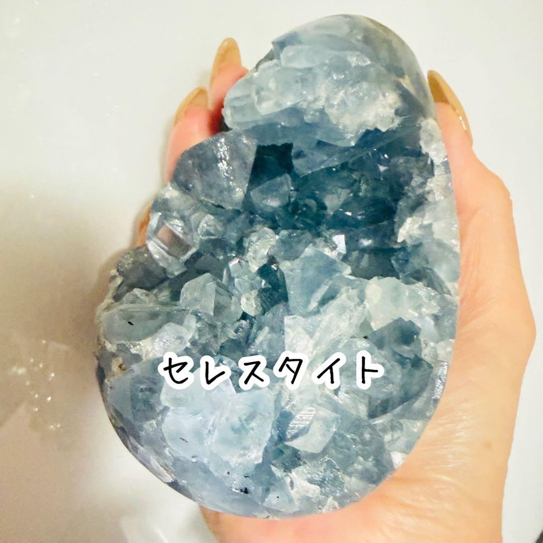 セレスタイト原石☘︎ ݁˖クラスター1キロ　天使の石　天然石