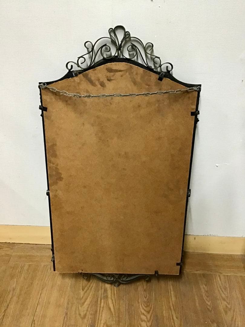 管170☆希少☆英国製☆アンティーク☆鉄製☆ロートアイアン☆ハンドメイド☆壁掛け