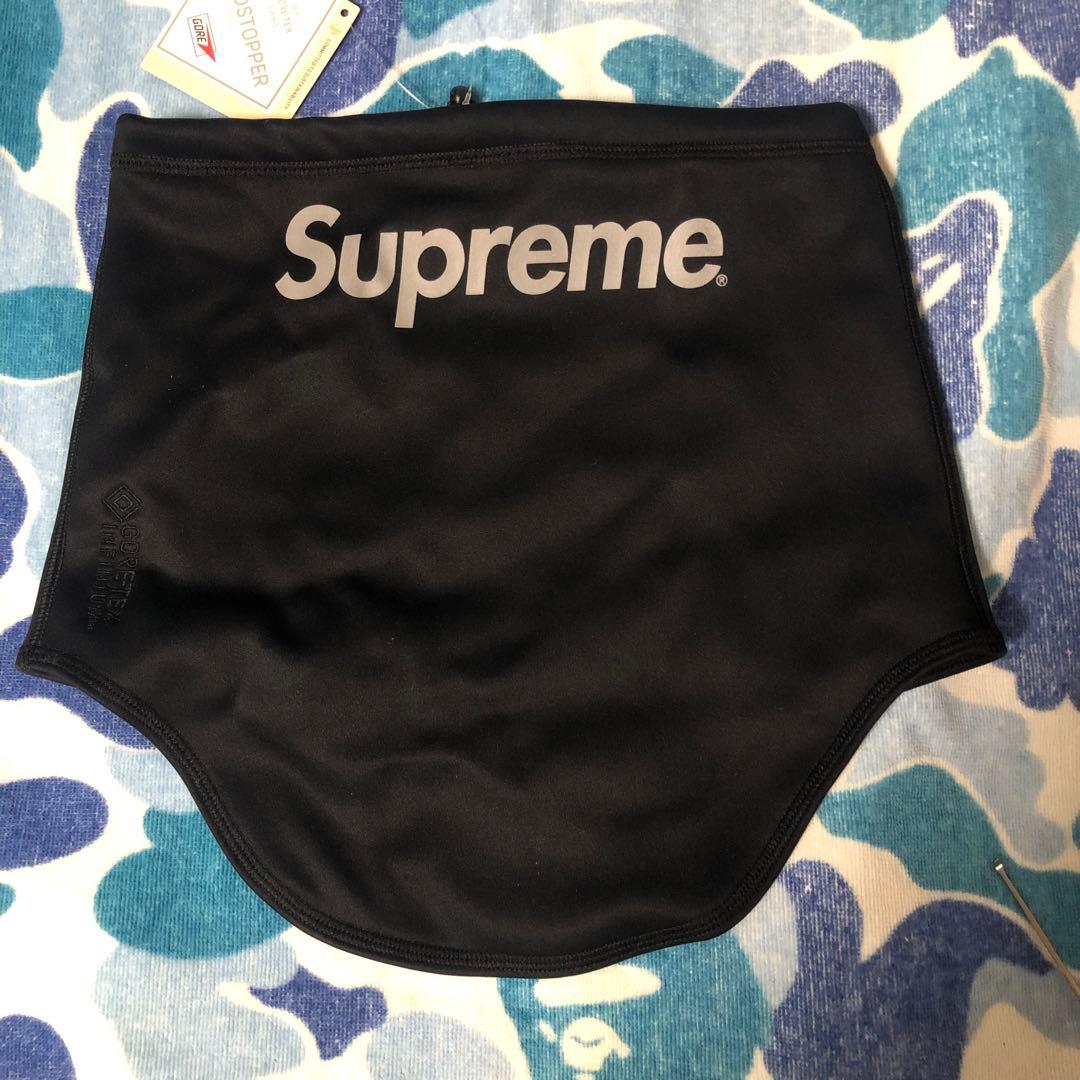 Supreme ネックウォーマー GORE-TEX Windstopper 黒