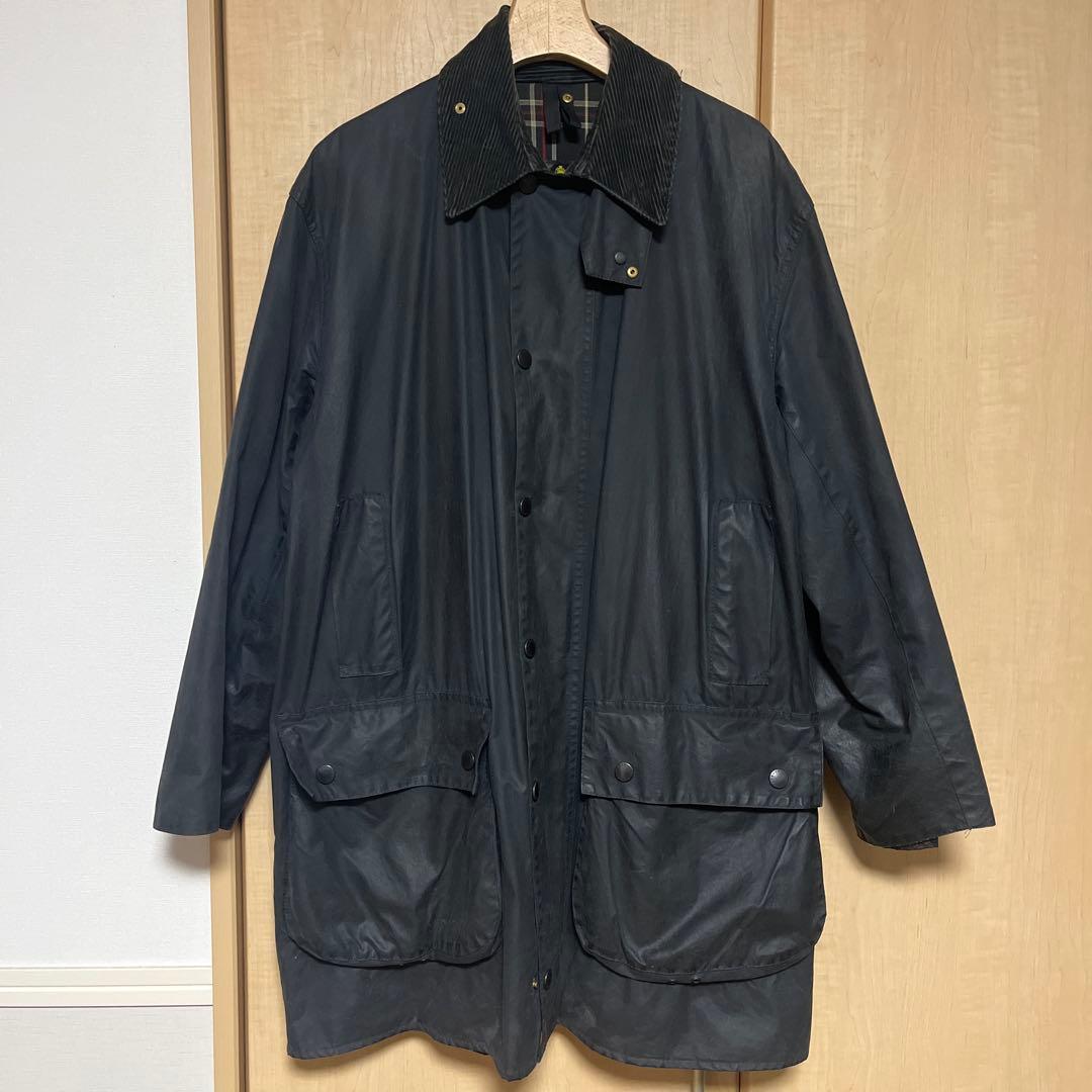 Barbour Border C40 Navy 英国製 ビンテージ ボーダー