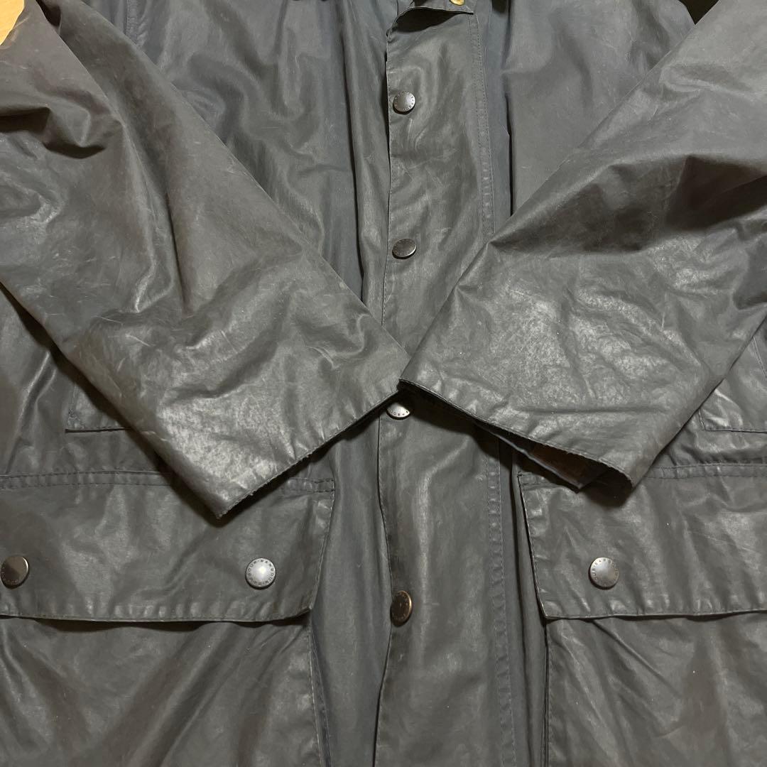 Barbour Border C40 Navy 英国製 ビンテージ ボーダー