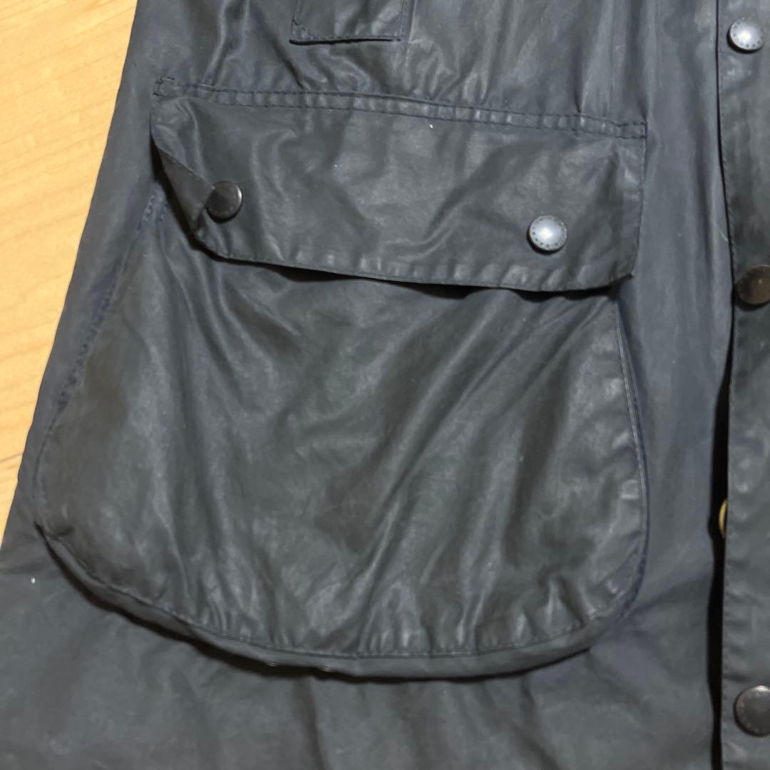 Barbour Border C40 Navy 英国製 ビンテージ ボーダー